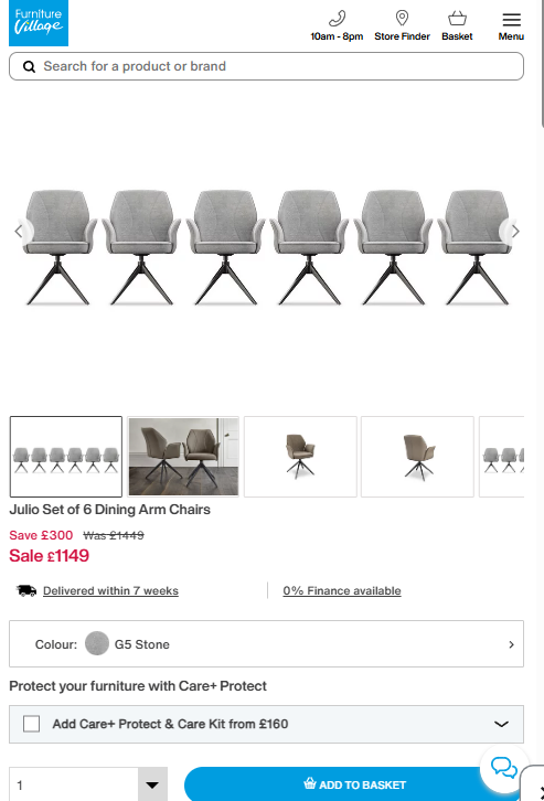 Price comparison