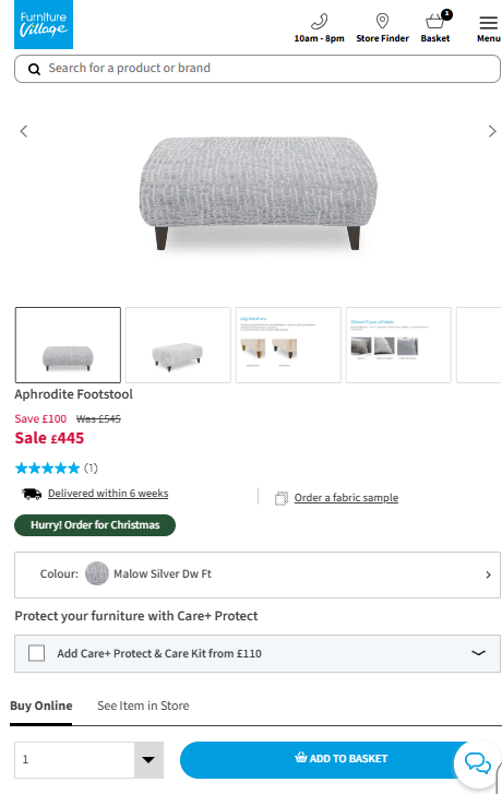 Price comparison