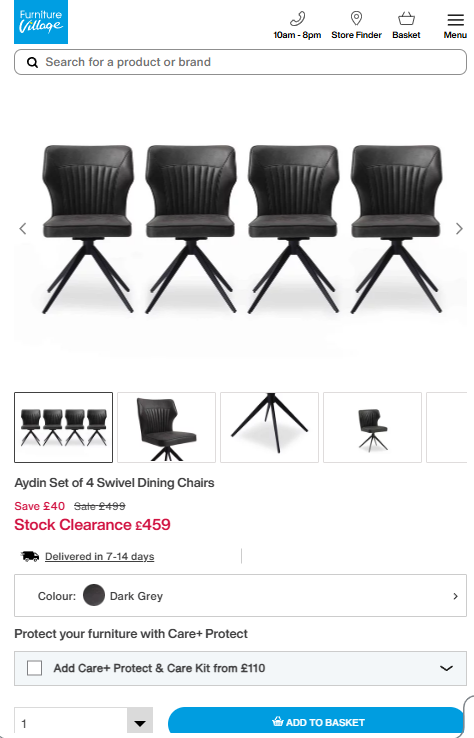 Price comparison