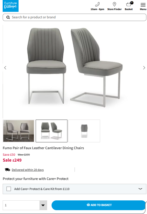 Price comparison