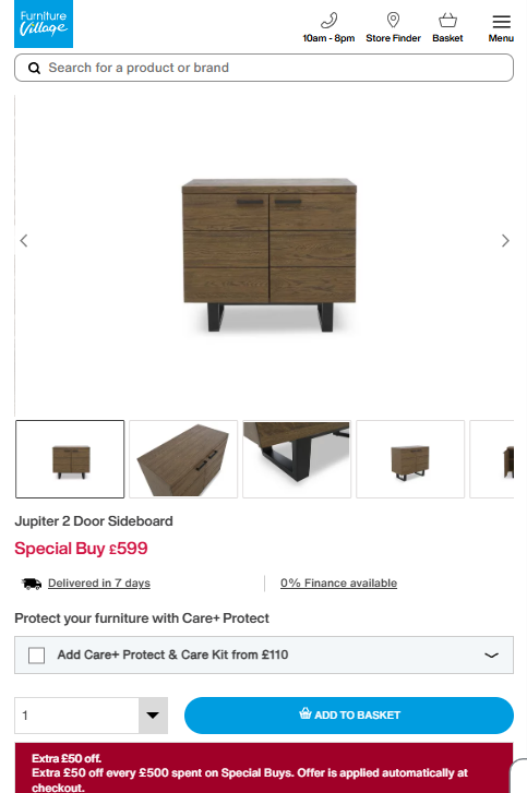 Price comparison