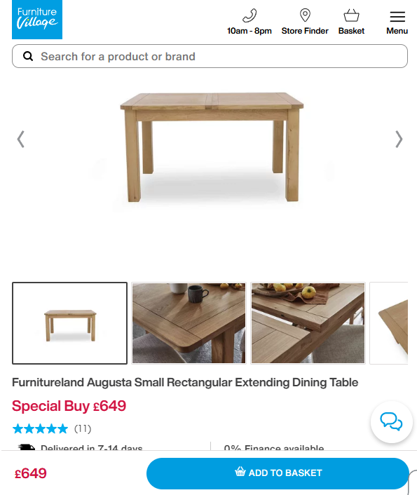 Price comparison