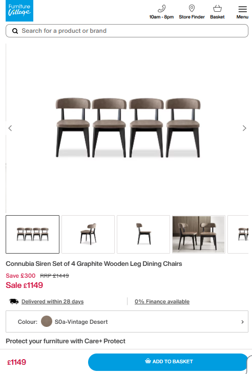 Price comparison