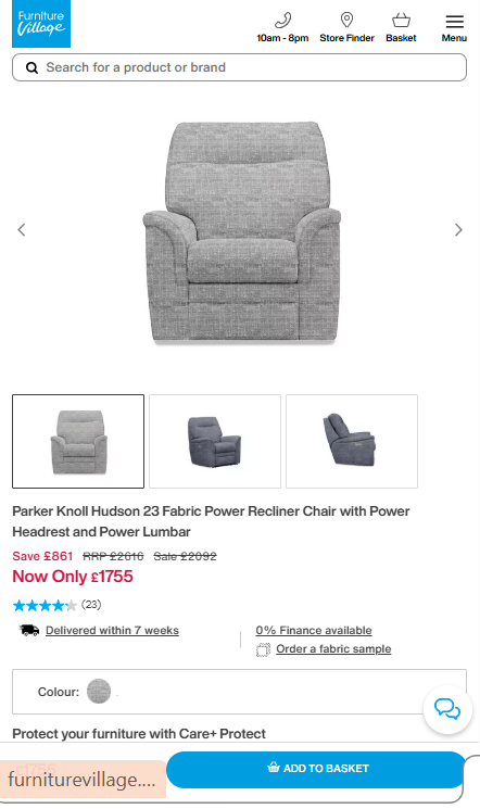 Price comparison