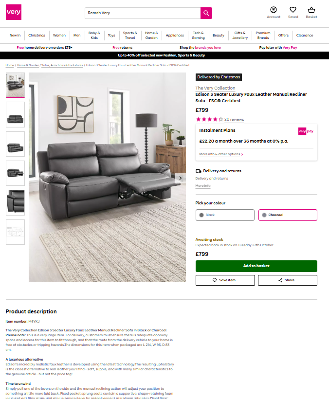 Price comparison