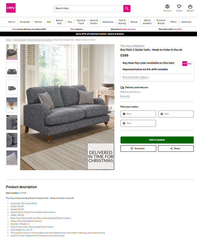 Price comparison