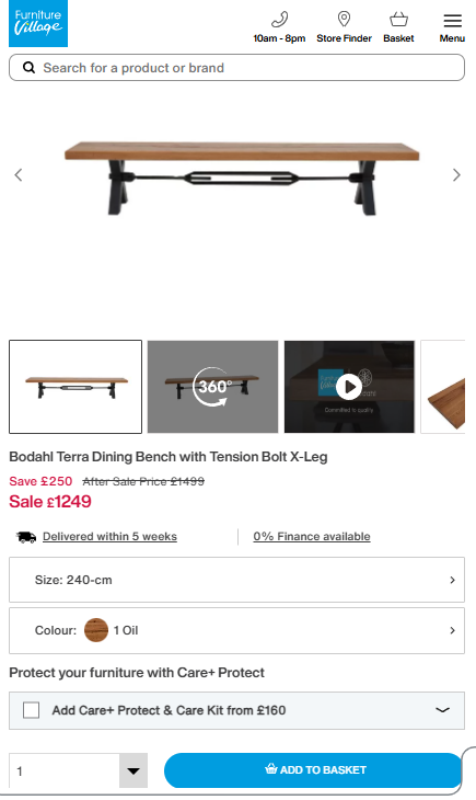 Price comparison