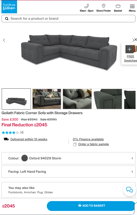 Price comparison