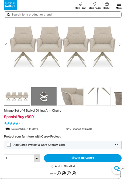 Price comparison