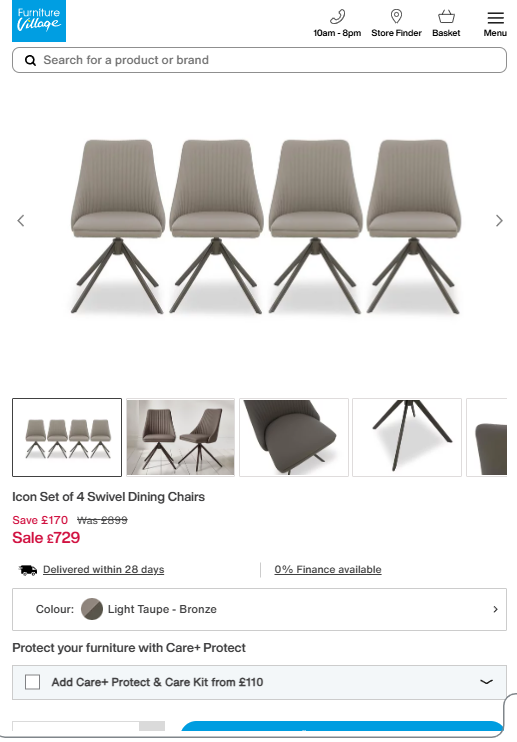 Price comparison