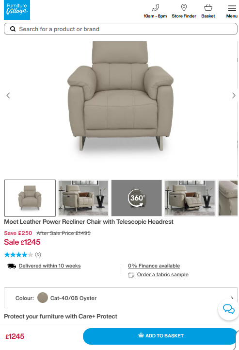 Price comparison