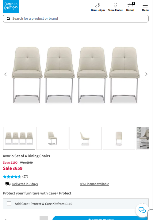 Price comparison