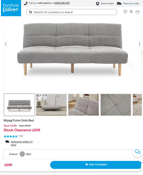 Price comparison