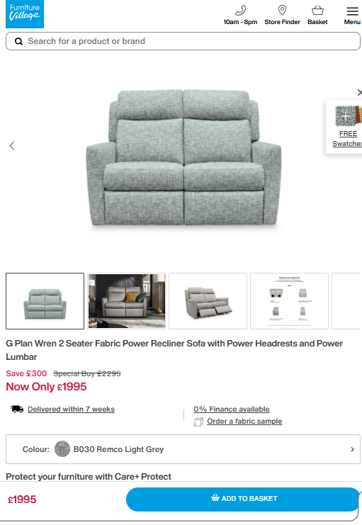 Price comparison