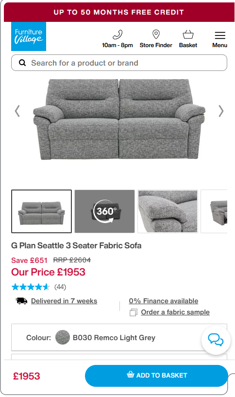 Price comparison