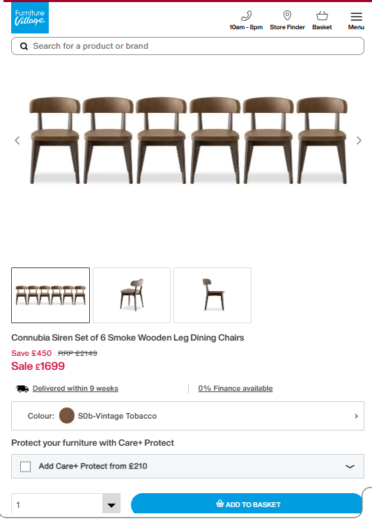 Price comparison