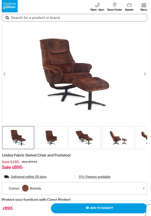 Price comparison
