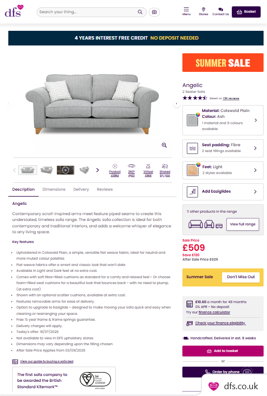 Price comparison