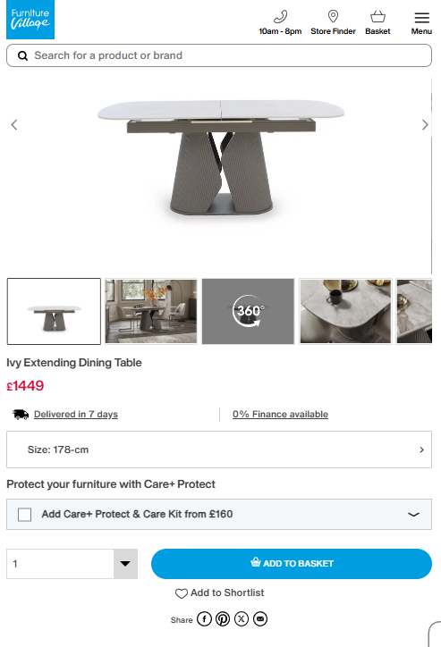 Price comparison