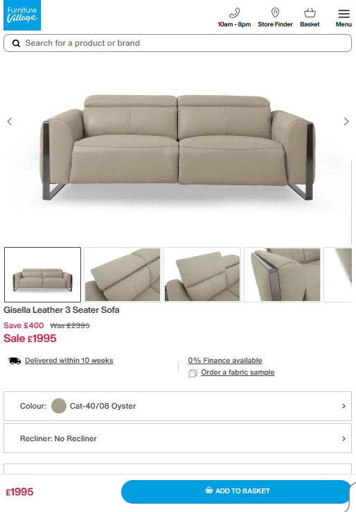 Price comparison
