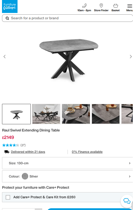 Price comparison