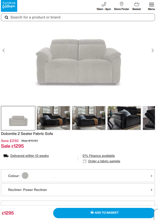 Price comparison
