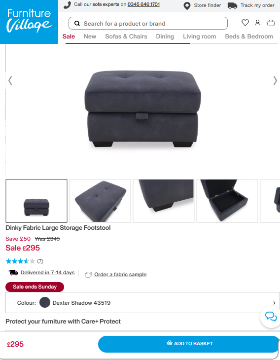 Price comparison
