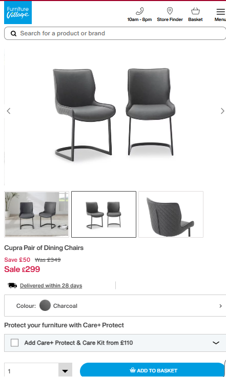 Price comparison