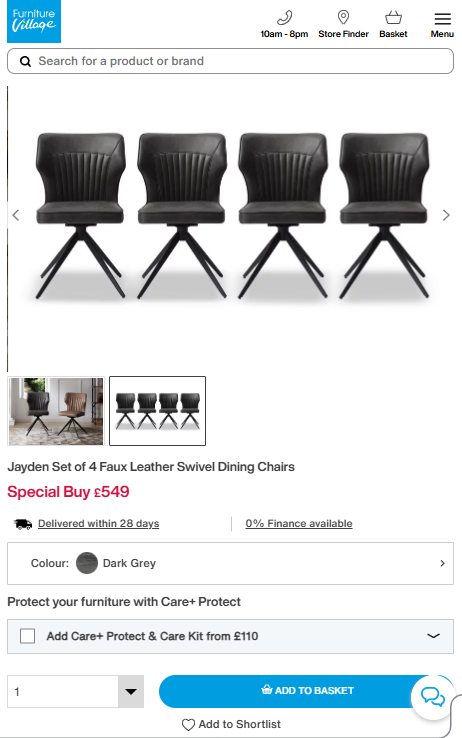 Price comparison
