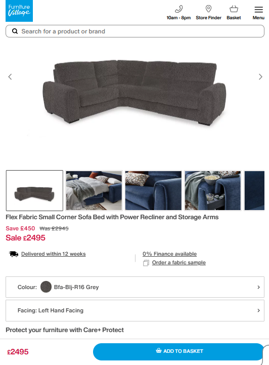 Price comparison