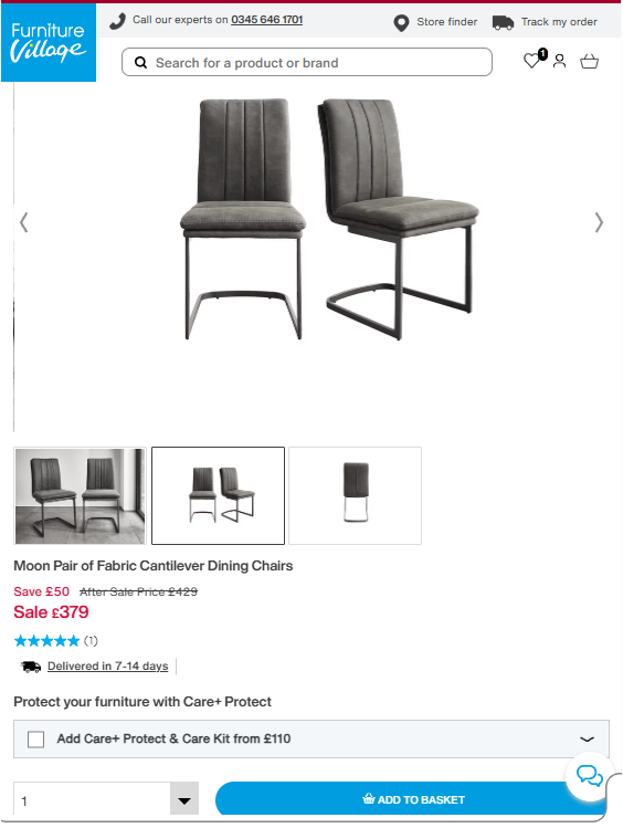 Price comparison