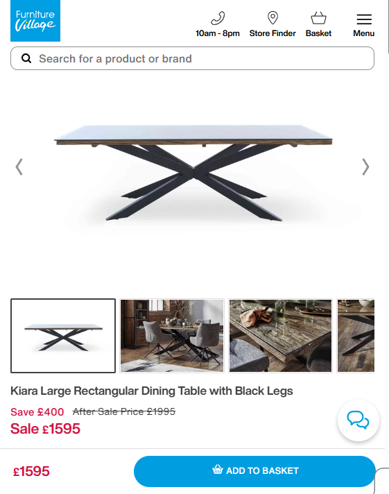 Price comparison