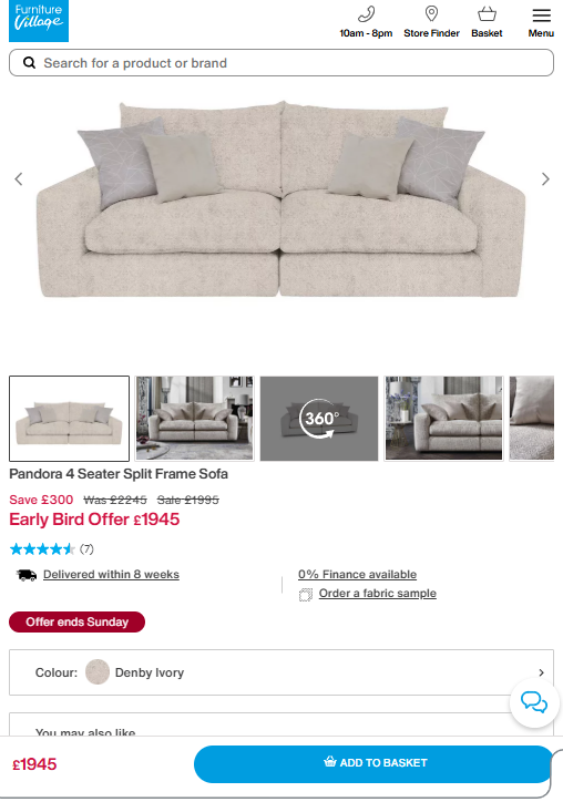 Price comparison