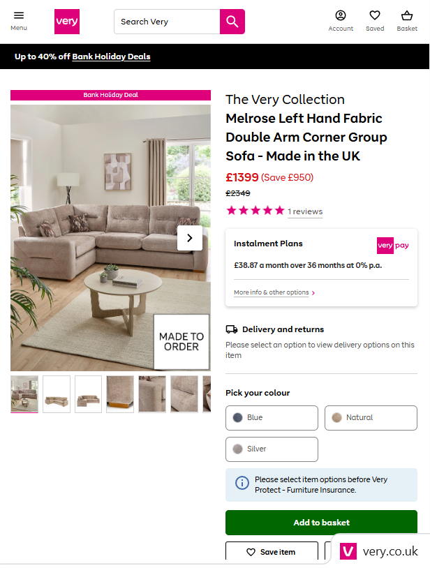 Price comparison