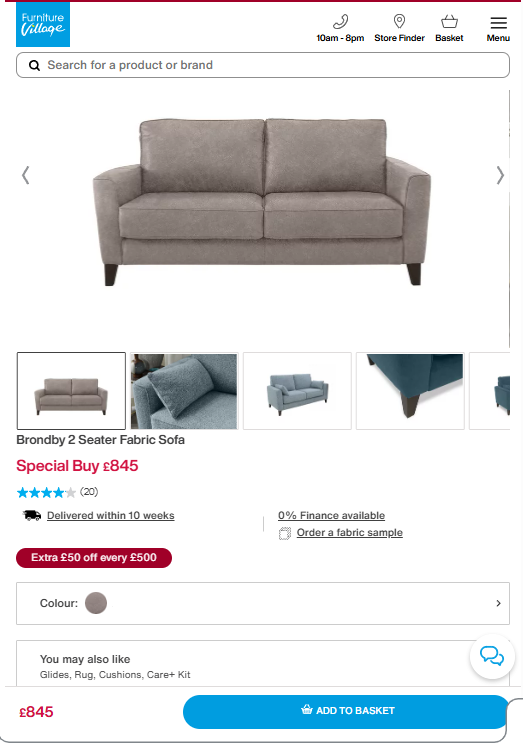 Price comparison