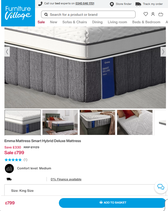 Price comparison