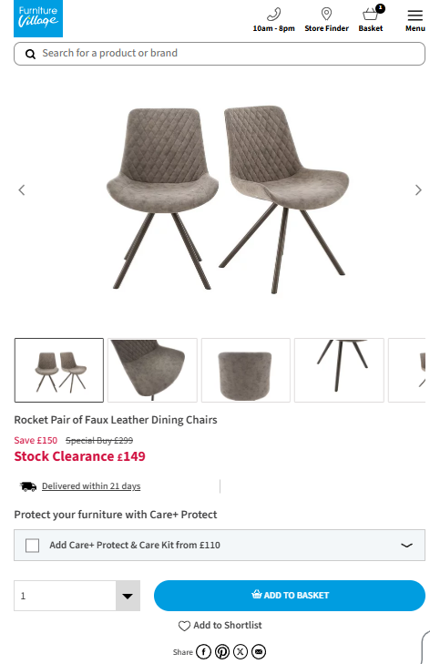 Price comparison