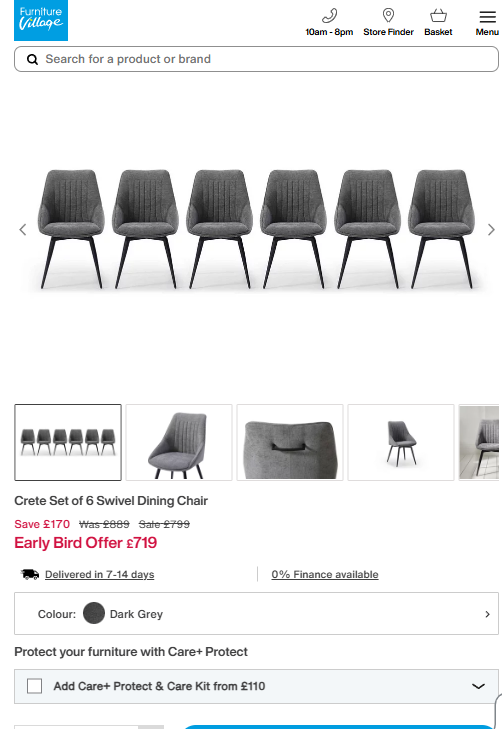 Price comparison
