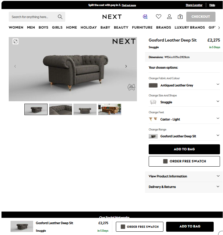 Price comparison