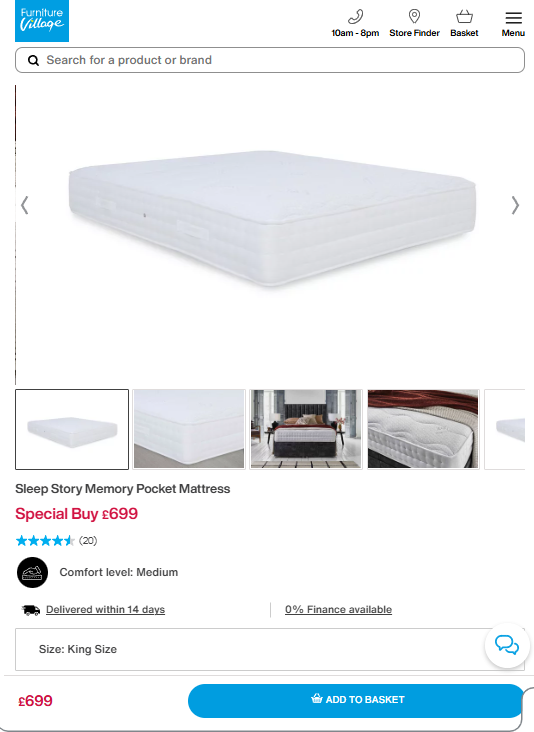 Price comparison