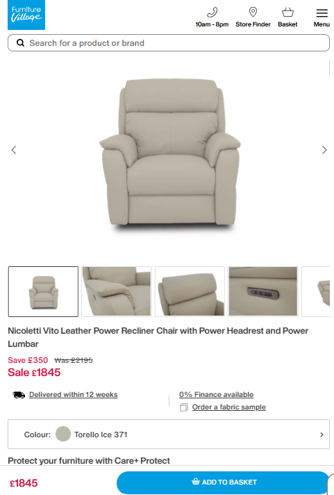 Price comparison