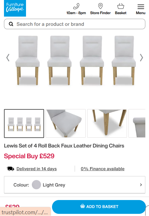 Price comparison