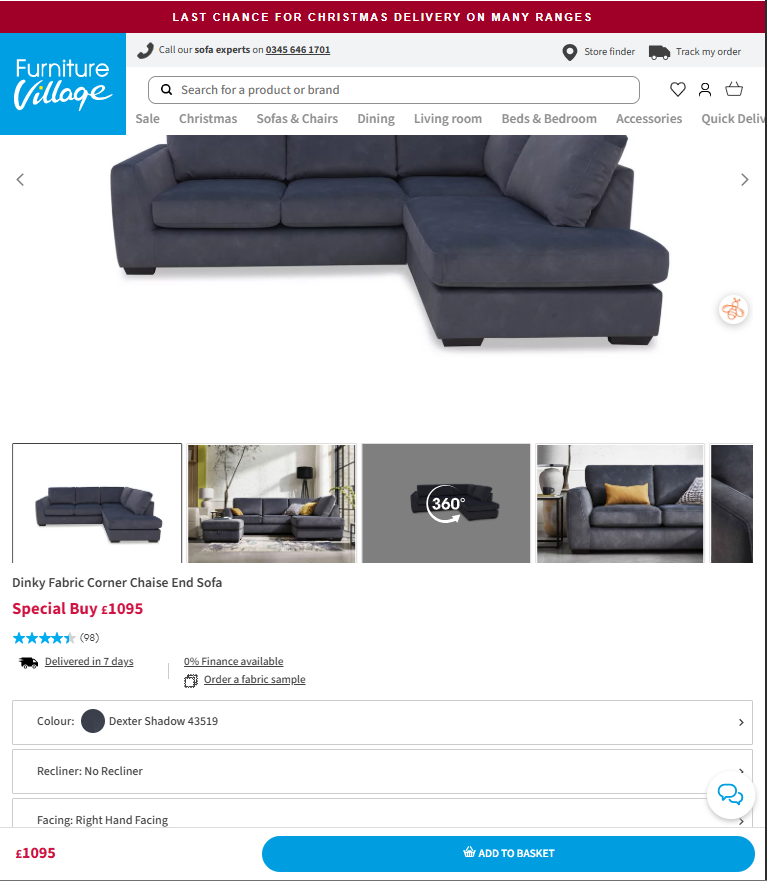 Price comparison