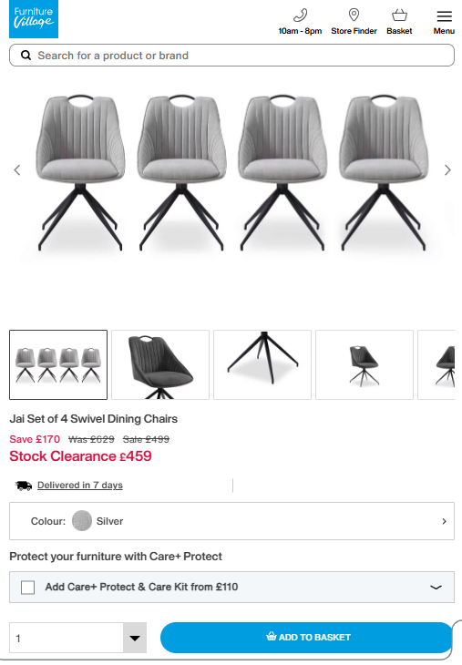 Price comparison