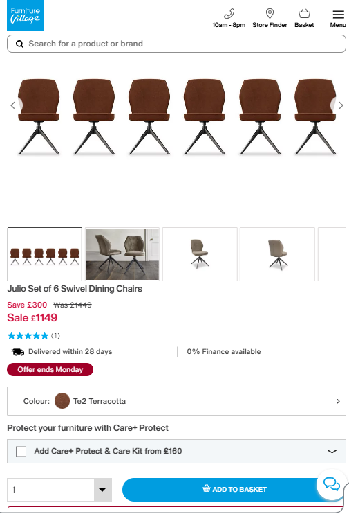 Price comparison