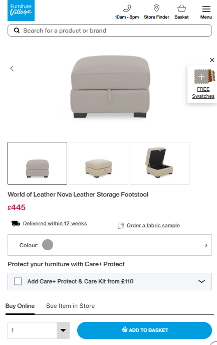 Price comparison