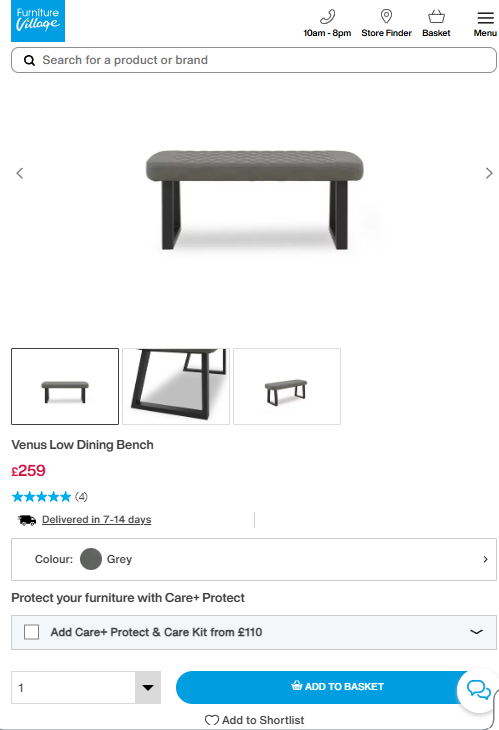 Price comparison