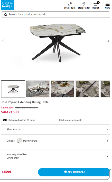 Price comparison