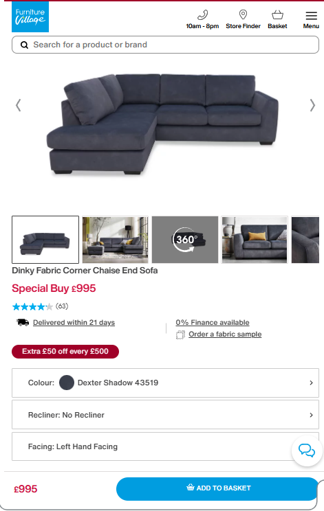 Price comparison