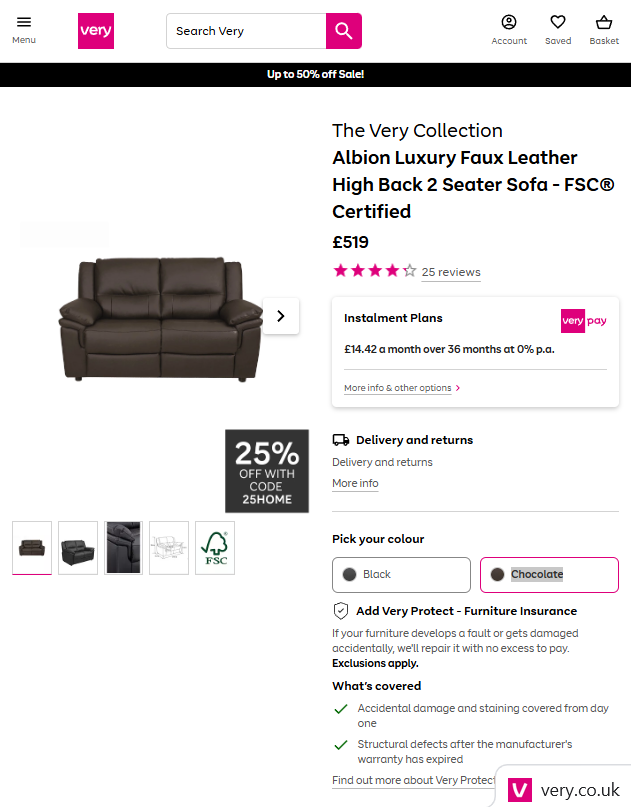 Price comparison